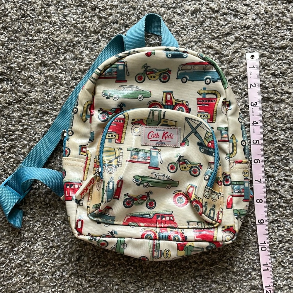 Cath Kidston Childs mini small backpack with retro cars